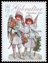 Postage stamp - Gibraltar Royalty Free Stock Photo