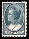 Postage stamp Greece, 1957. Queen Olga royalty portrait