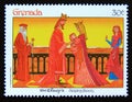 Postage stamp Grenada 1987. Birth of Princess Aurora