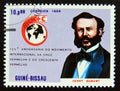 Postage stamp Guinea Bissau, 1988. Henry Dunant