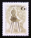 Postage stamp Hungary, 2000, Antique wooden chair by MÃÂ¡rton KovÃÂ¡cs, 1893