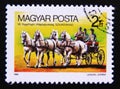 Postage stamp Hungary, Magyar 1984. Horse Team World Championship, SzilvÃÂ¡svÃÂ¡rad