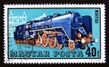 Postage stamp Hungary, Magyar 1972. Hungarian Steam locomotive