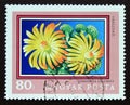 Postage stamp Hungary, Magyar, 1971. Titanopsis calcarea flower Royalty Free Stock Photo