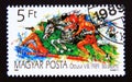 Postage stamp Hungary 1989. 31st World Championships in Modern Pentathlon, Budapest