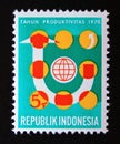 Postage stamp Indonesia 1970. Asian Productivity Year