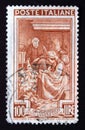 Postage stamp Italy, 1950, Corn Harvest Friuli Venezia Giulia