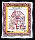 Postage stamp Mexico, 1982. Acamapichtli