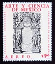 Postage stamp Mexico, 1975. Art And Science Of Mexico Royalty Free Stock Photo