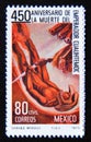 Postage stamp Mexico, 1975. Death of emperor Cuauhtemoc