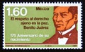 Postage stamp Mexico, 1981. President Benito JuÃÂ¡rez