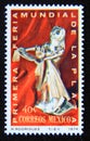 Postage stamp Mexico, 1974. Silver Statuette of Mexican Woman