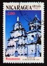 Postage stamp Nicaragua, 1983. Church La Recoleccion, LeÃÂ³n