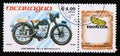 Postage stamp Nicaragua, 1985, Honda motorcycle, 1949