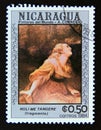 Postage stamp Nicaragua, 1984. Noli Me Tangere painting