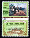 Postage stamp North Korea, 1982. Kim Il Sung Supreme Commander of the Korean People`s Army
