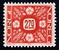 Postage stamp Norway 1987. Stylized Plants, number ornaments