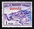 Postage stamp Pakistan, 1961. Khyber Pass Official Overprint