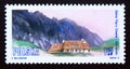 Postage stamp Poland, 1972. Pieciu Stawow Valley Mountain Lodge Royalty Free Stock Photo