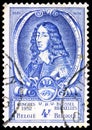 Postage stamp printed in Belgium shows World Post Congress Brussel, serie, circa 1952