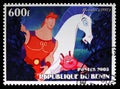 Postage stamp printed in Benin shows Hercules, Disney serie, circa 2003