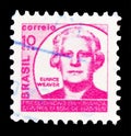 Postage stamp printed in Brazil shows E. Weaver, .Campaign against Leprosy serie, circa 1973