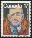 Postage stamp printed by Canada Royalty Free Stock Photo