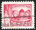 postage stamp printed by Canada