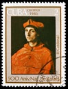 `Portrait of Cardinal`, 1510, Raffael, 500th Birthday serie, circa 1983