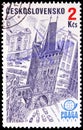 Postage stamp printed in Czechoslovakia shows Praga 1978, Prague 1978 - architecture serie, circa 1976