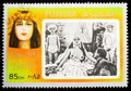 Postage stamp printed in Fujairah United Arab Emirates shows Theda Bara, Movie Stars serie, circa 1972