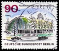 Postage stamp printed in Germany, Berlin, shows Planetarium and Wilhelm Foerster Observatory, Berlin-Steglitz, The New Berlin