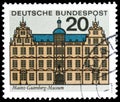 Postage stamp printed in Germany shows Capitals of the Federal Lands - Mainz, serie, circa 1964