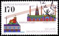 Postage stamp printed in Germany shows Centenary of Three-phase Energy Transmission, circa 1991