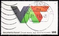 Postage stamp printed in Germany shows Documenta - Kassel, 10th \