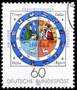 Postage stamp printed by Germany Royalty Free Stock Photo