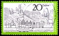 Postage stamp printed in Germany shows View of Cochem, Tourism serie, circa 1970