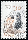 Postage stamp printed in Holland Stamps for children - from the series Year of the disabled 70 + 30c Royalty Free Stock Photo