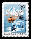 Postage stamp printed by Hungary