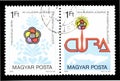 Postage stamp printed by Hungary