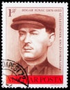 Postage stamp printed in Hungary shows Ignac Bogar, Personalities serie, 1 Ft - Hungarian forint, circa 1976