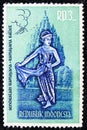 Postage stamp printed in Indonesia shows Ramayana Dancers, serie, circa 1962