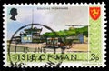 Postage stamp printed on Isle of Man shows Douglas Promenade, Views serie, circa 1973