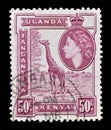 Postage stamp printed by Kenya, Uganda and Tanganyika