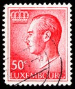 Postage stamp printed in Luxembourg shows Grand Duke Jean (1965-1991), serie, circa 1965