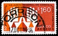 Postage stamp printed in Mexico devoted to 50th Anniversary of the Federal Conciliation and Arbitration, circa 1977
