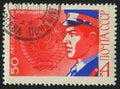 postage stamp printed by Russia