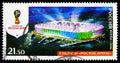 Postage stamp printed in Russia shows Stadium `Rostov Arena`, FIFA World Cup FIFA 2018 in Russia. Stadiums serie, circa 2016