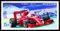 Postage stamp printed in Russia shows World Championship \