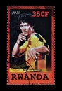 Postage stamp printed by Rwanda